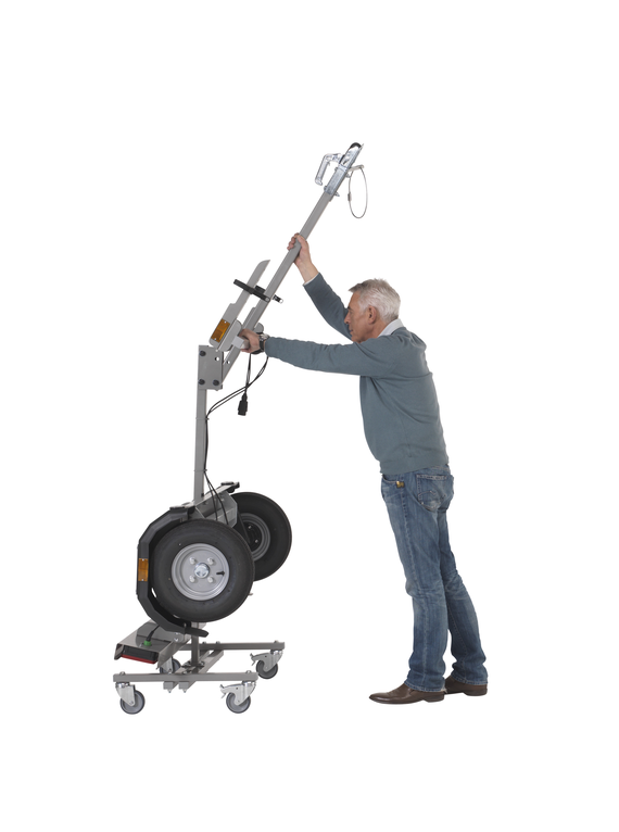 Comfort-Anhänger eingeklappt Anwendungsbild Comfort-Anhänger eingeklappt