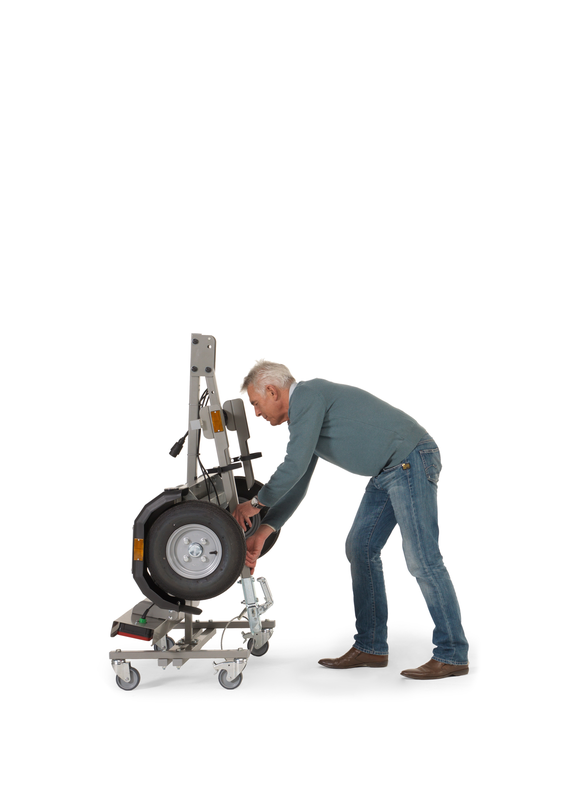 Comfort-Anhänger eingeklappt Anwendungsbild Comfort-Anhänger eingeklappt