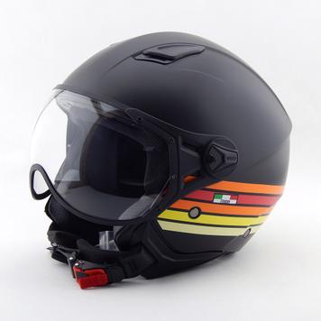 Rollerhelm JETHELM Jet Moda Retro Designo